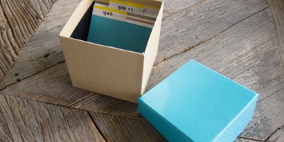 Recipe box